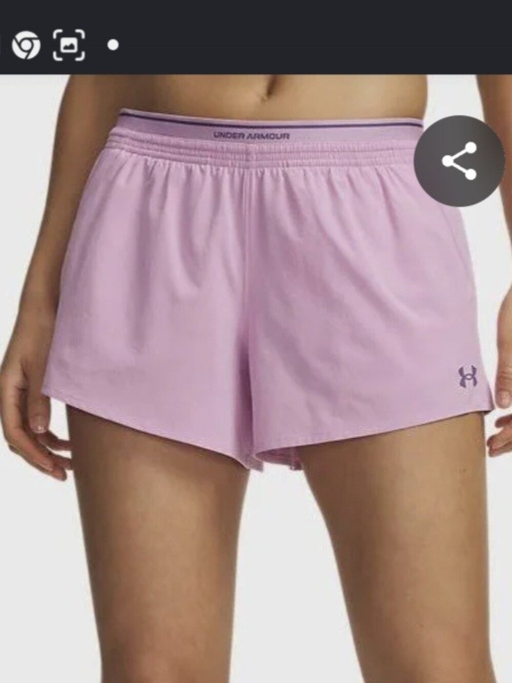 New Pink Under Armor Shorts
